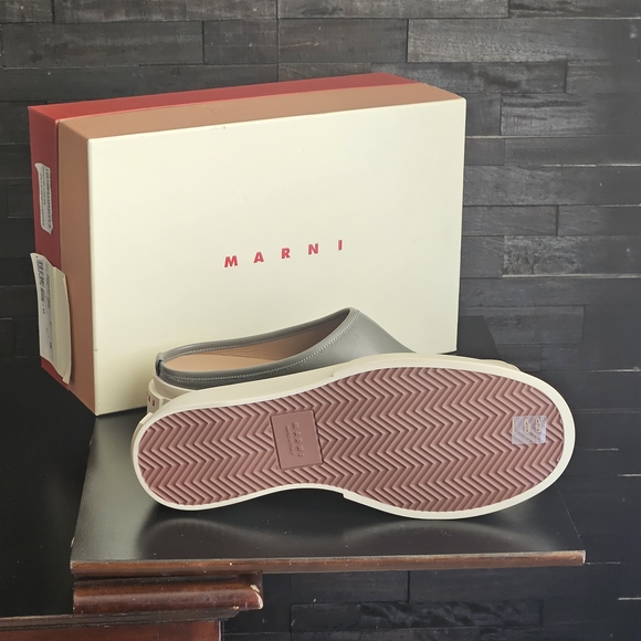 Marni Gray Slip-On Women\'s Shoes